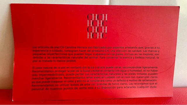 Bolso Mano Carolina Herrera