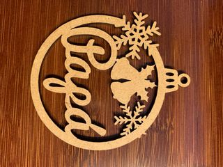 Pack 100 Bolas Navidad en madera MDF