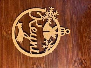 Pack 100 Bolas Navidad en madera MDF