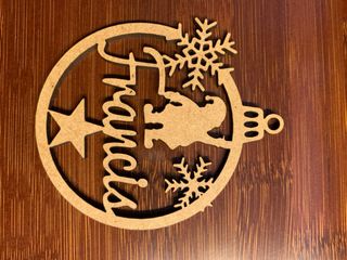 Pack 100 Bolas Navidad en madera MDF