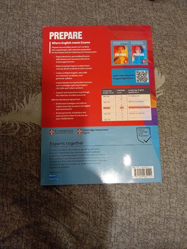 Prepare Level 5 Workbook with Digital Pack (Cambridge English Prepare!)