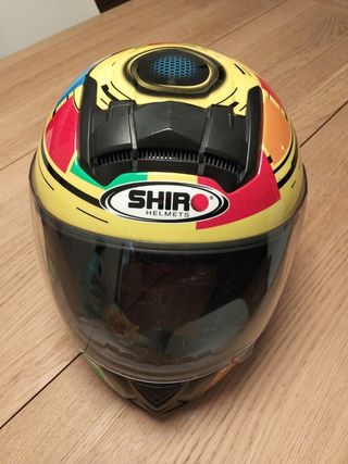 Casco moto niño