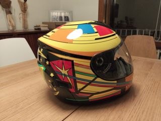Casco moto niño