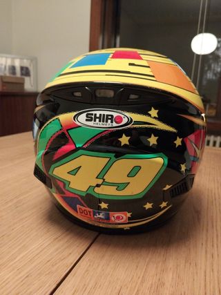 Casco moto niño