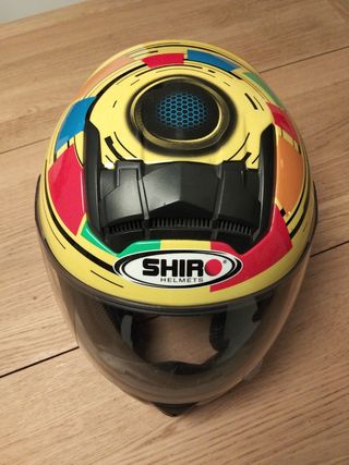 Casco moto niño