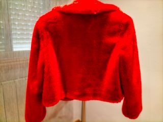 Chaqueta pelo roja