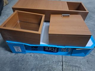 Tres piezas Salgar, armarios baño