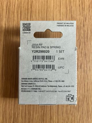 Pastillas de freno Shimano resina J05A