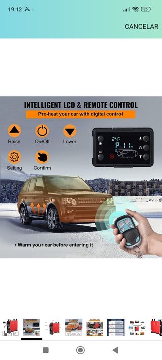 Calentador aire coche caravana diésel nuevo