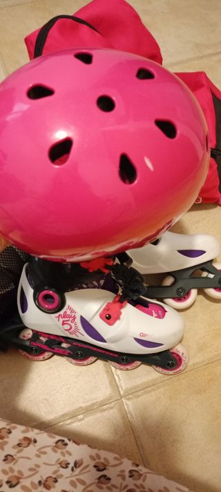 Kit de patinaje niña