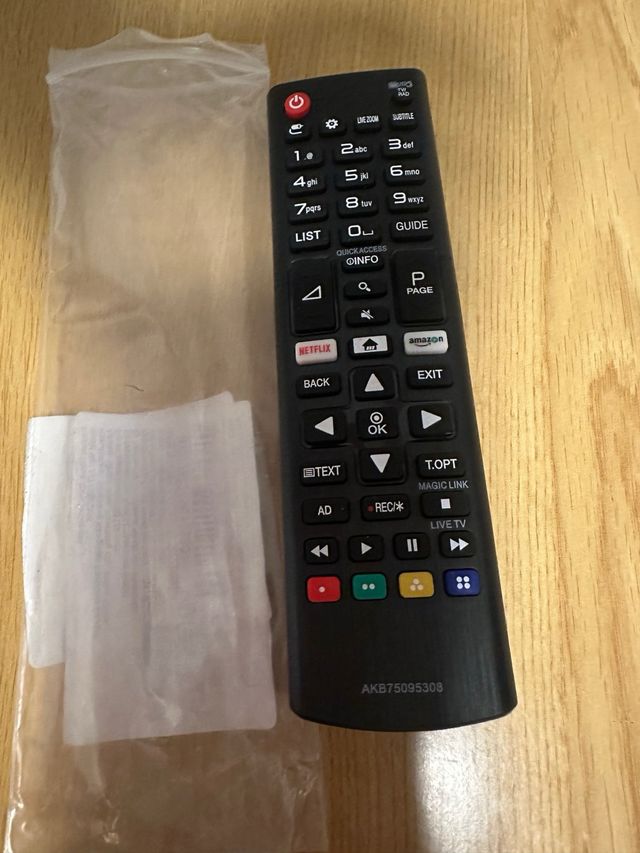 Mando para  television LG