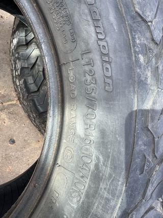 Ruedas todo terreno 