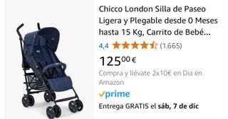 Silla de paseo Chicco