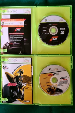 PACK FORZA MOTORSPORT Y MOTO GP XBOX 360