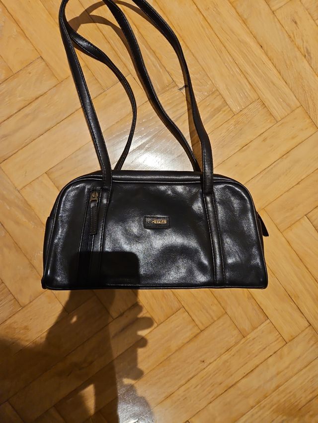 Bolso piel negro