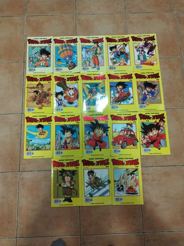 Lote comics Dragonball amarilla