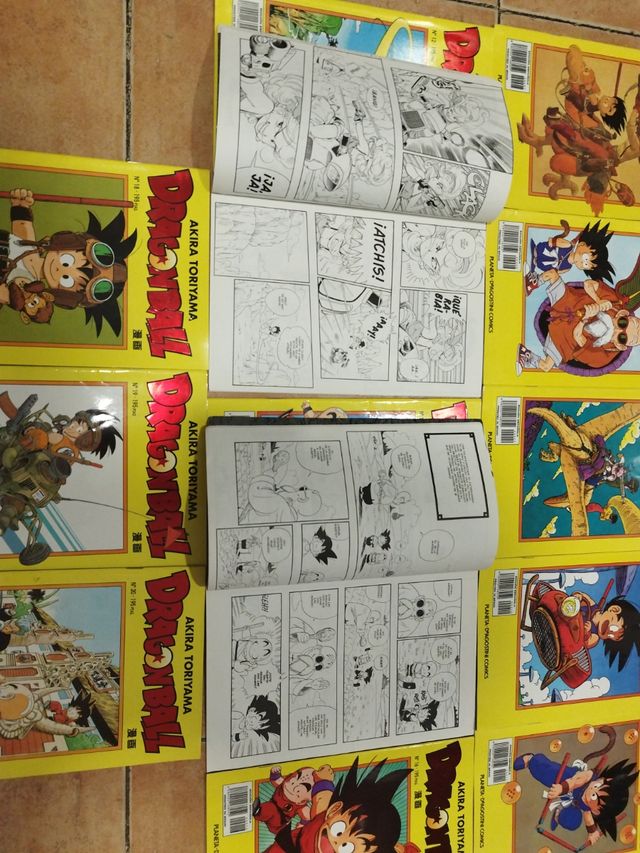 Lote comics Dragonball amarilla