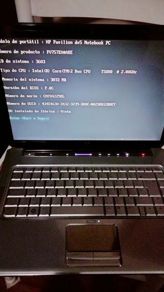 Portátil HP Pavilion dv5