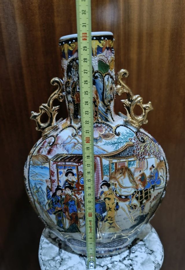 ANTIGUO JARRÓN CHINO DE PORCELANA