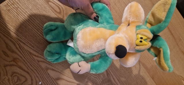 Peluche lupo Alberto verde