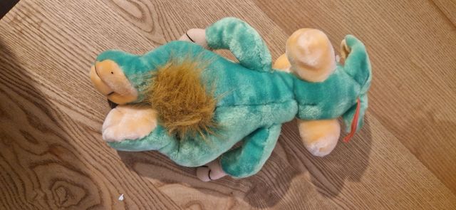 Peluche lupo Alberto verde