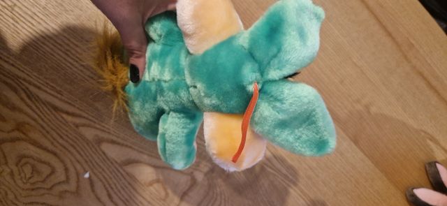 Peluche lupo Alberto verde