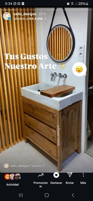 Mueble de baño consola comedor aparador 
