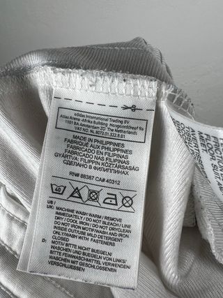 Pantaloni Tuta Adidas Bianco Argento taglia XXS