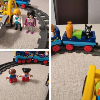 Tren de Playmobil con muñecos