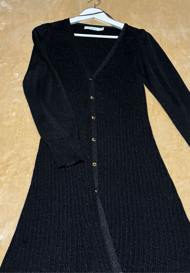 Vestido negro con Lurex Pesro del Hierro talla M