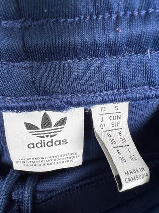 Adidas Pantaloni Blu Bianco taglia M Donna Women