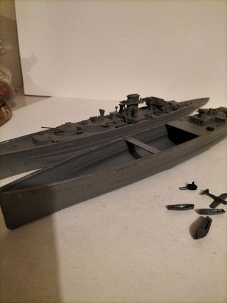 Maquetas barcos incompleta