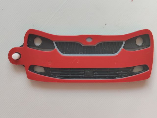Llavero 3D personalizado Skoda Fabia 3