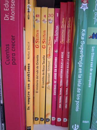 Lote libros infantiles Gerónimo Stilton
