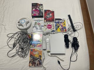 Nintendo Wii con juegos y accesorios 