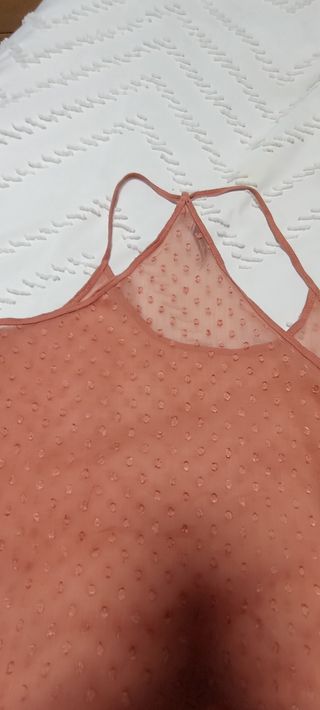 Blusa salmón verano