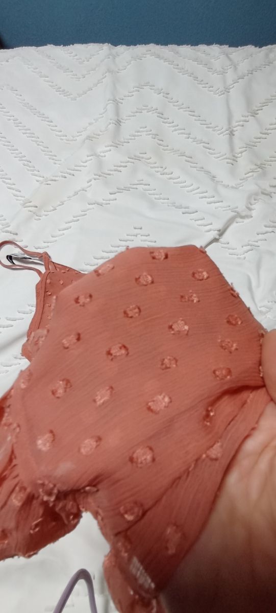 Blusa salmón verano