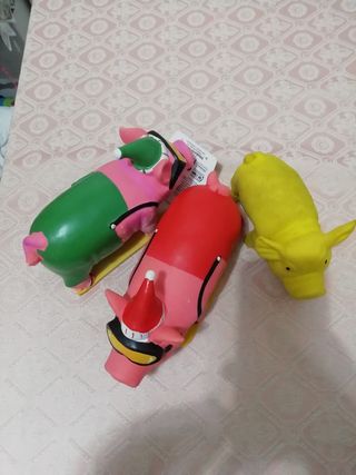 Gioco sonoro maialino per cani