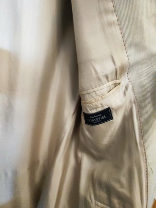 Chaqueta americana blanco/beige
