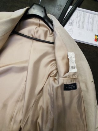 Chaqueta americana blanco/beige