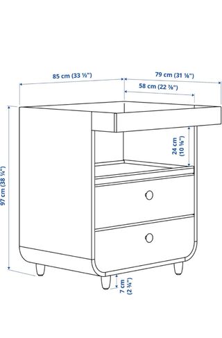 Mueble Cambiador bebé