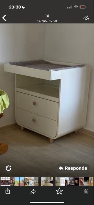 Mueble Cambiador bebé