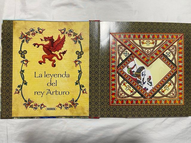 Libro El Rey Arturo tridimensional