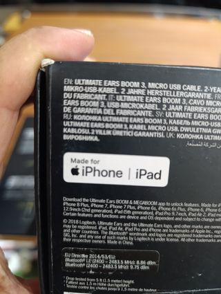 ULTIMATE EARS BOOM 3 AZUL LOGITECH