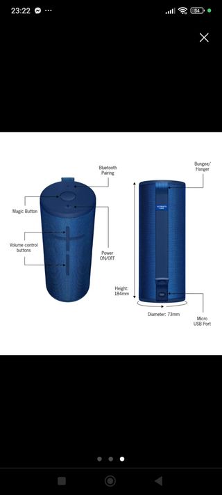 ULTIMATE EARS BOOM 3 AZUL LOGITECH