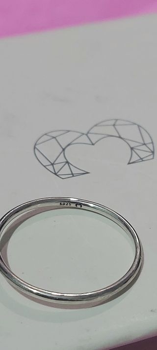 Anillo plata delgado  con perla Lepetitemarie