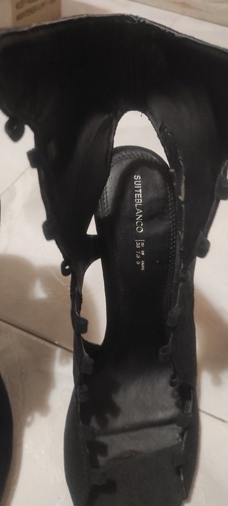 Zapatos de tacón negros 38