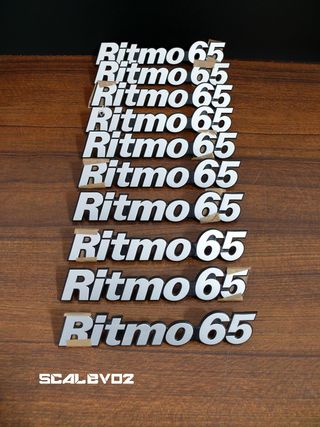 Anagrama Emblema logo rótulo Seat fiat ritmo 65 75