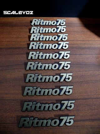 Anagrama Emblema logo rótulo Seat fiat ritmo 65 75