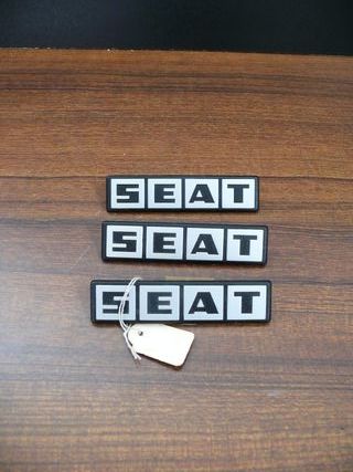 Anagrama Emblema logo rótulo Seat fiat ritmo 65 75